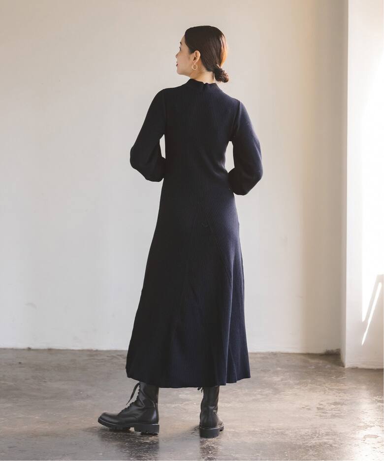 パフスリーブニットワンピース（ニットワンピース）｜NOBLE（ノーブル  