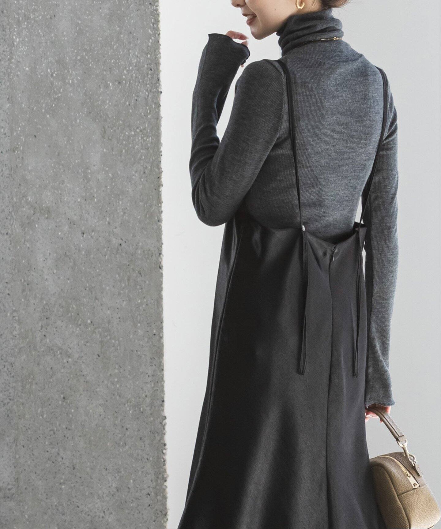 ダブルストラップキャミソールワンピース（ワンピース）｜NOBLE  