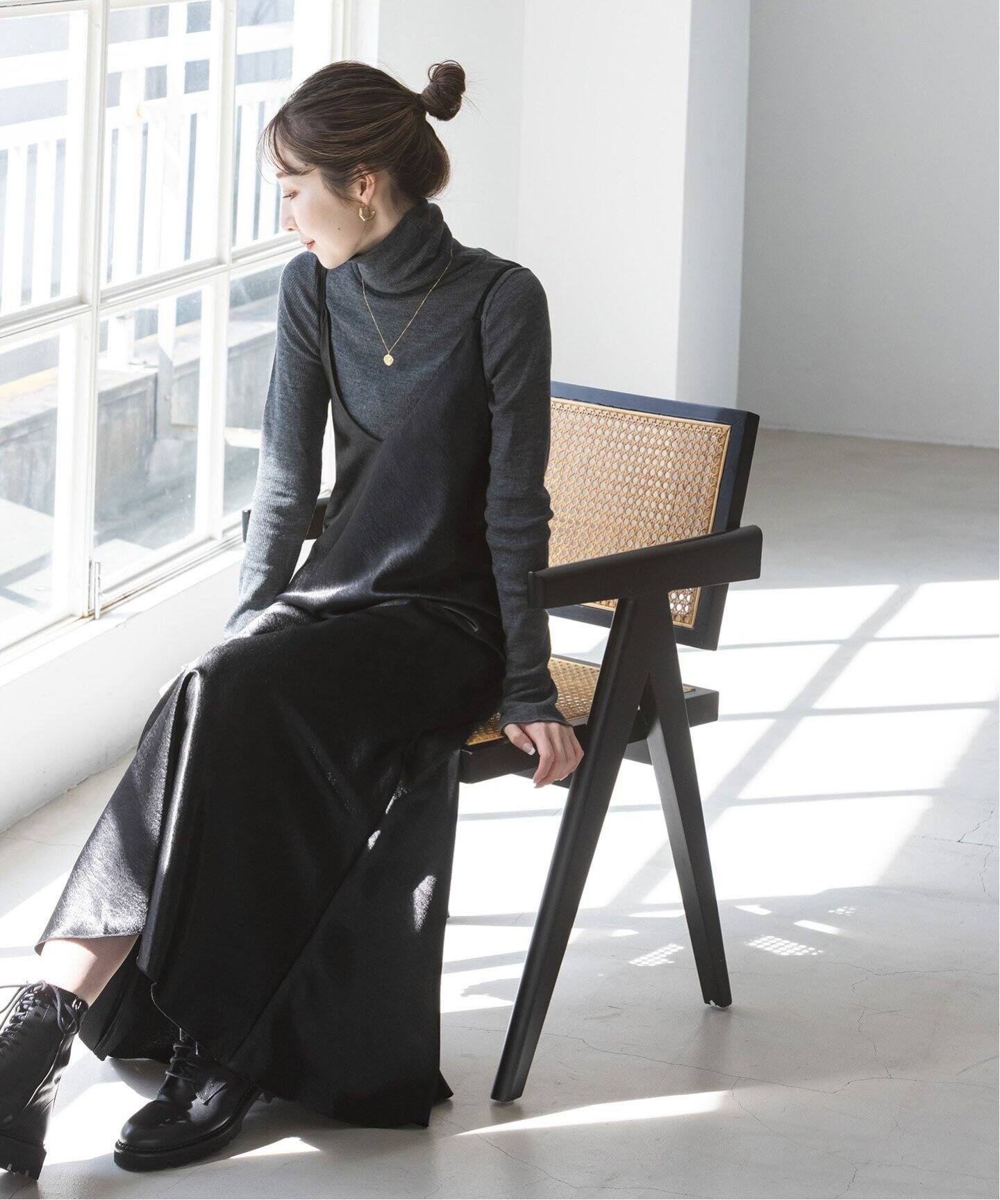 ダブルストラップキャミソールワンピース（ワンピース）｜NOBLE  