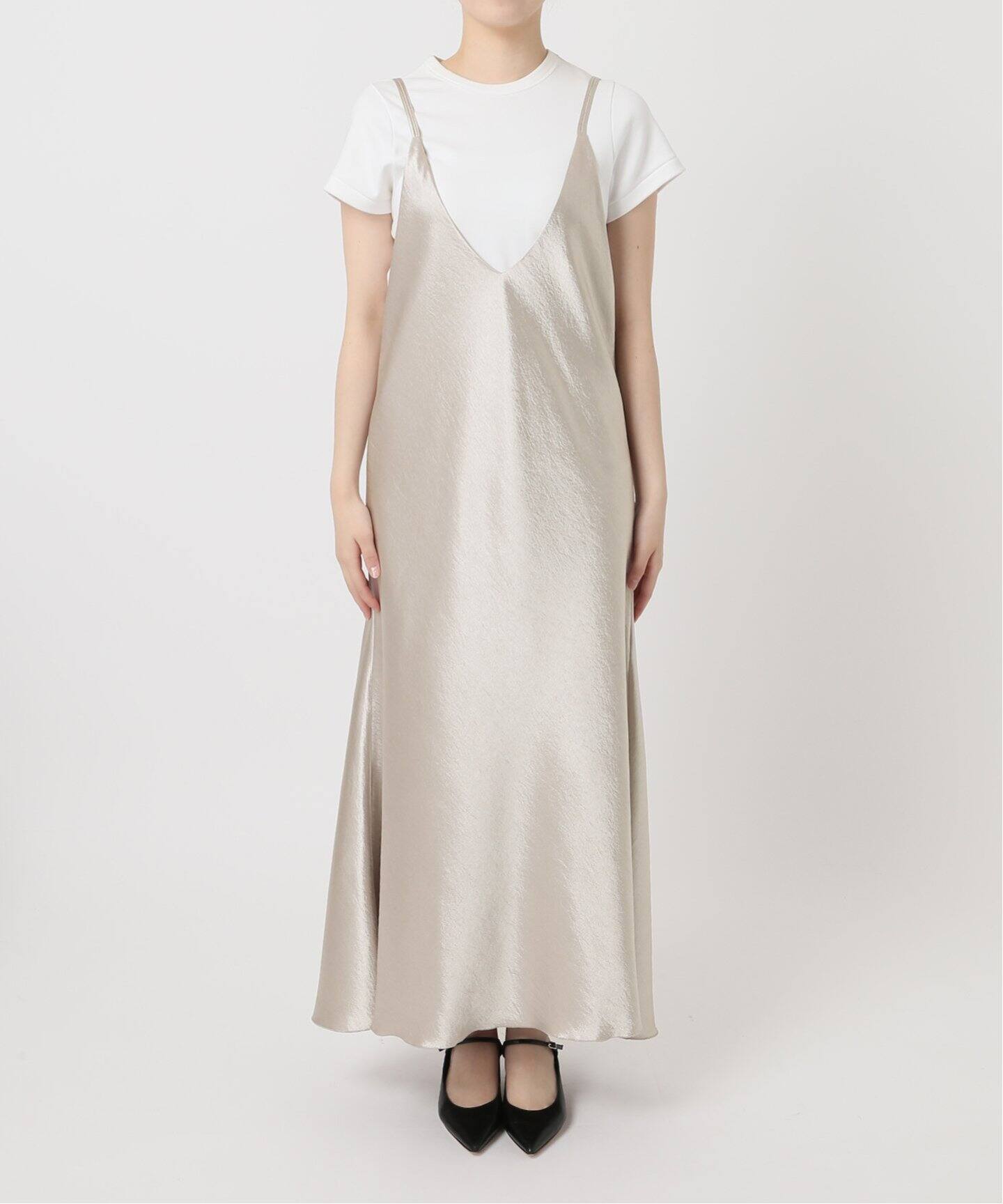 ダブルストラップキャミソールワンピース（ワンピース）｜NOBLE  