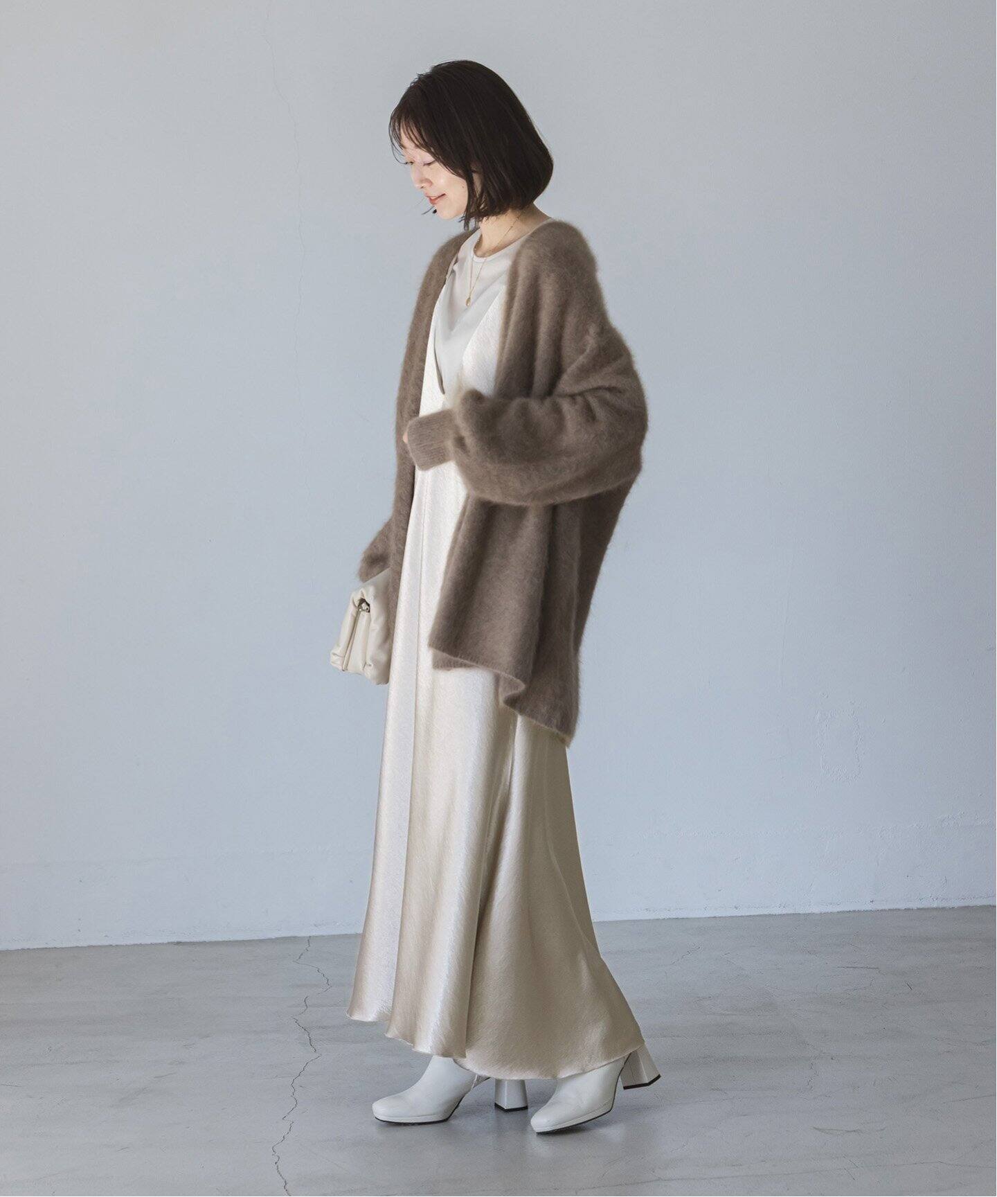 ダブルストラップキャミソールワンピース（ワンピース）｜NOBLE  