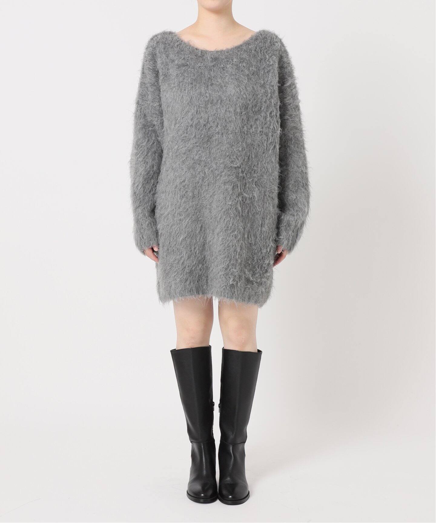 シャギーニットミニワンピース（ニットワンピース）｜NOBLE（ノーブル  