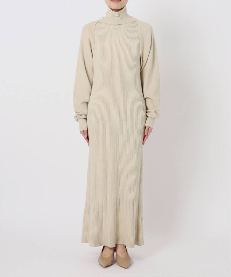 CASA FLINE】カーディガンセットハイネックドレス（ワンピース  