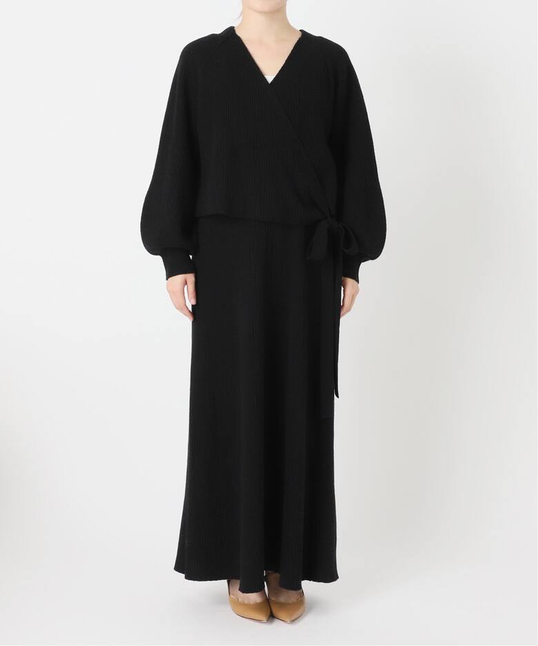 CASA FLINE】カシュクールカーディガンセットドレス（ワンピース 