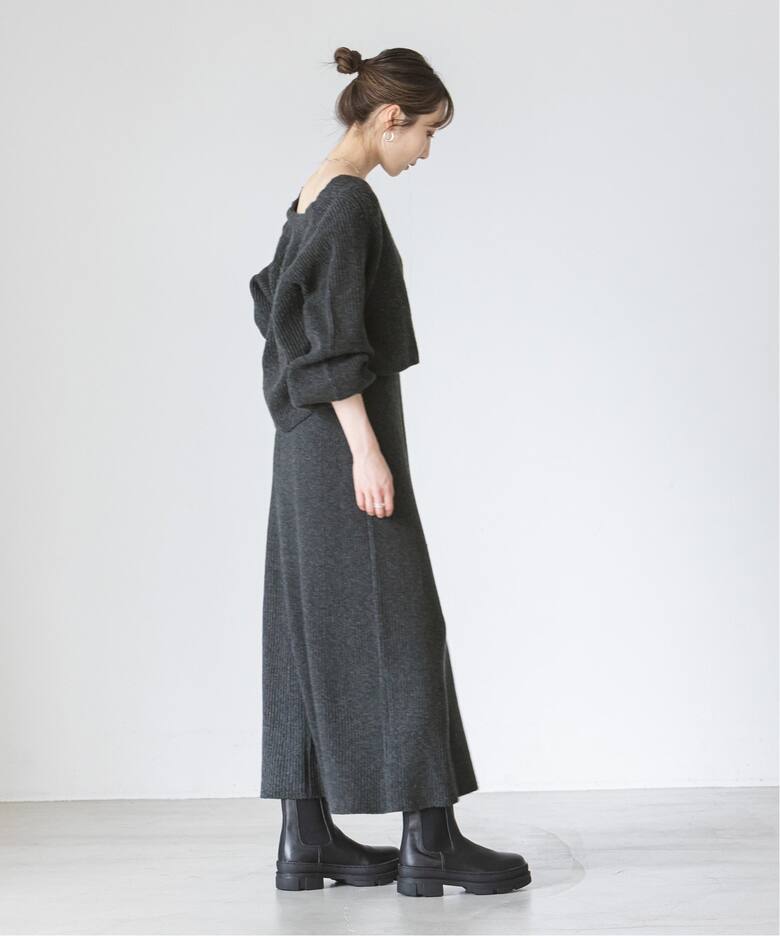 CASA FLINE】カシュクールカーディガンセットドレス（ワンピース  