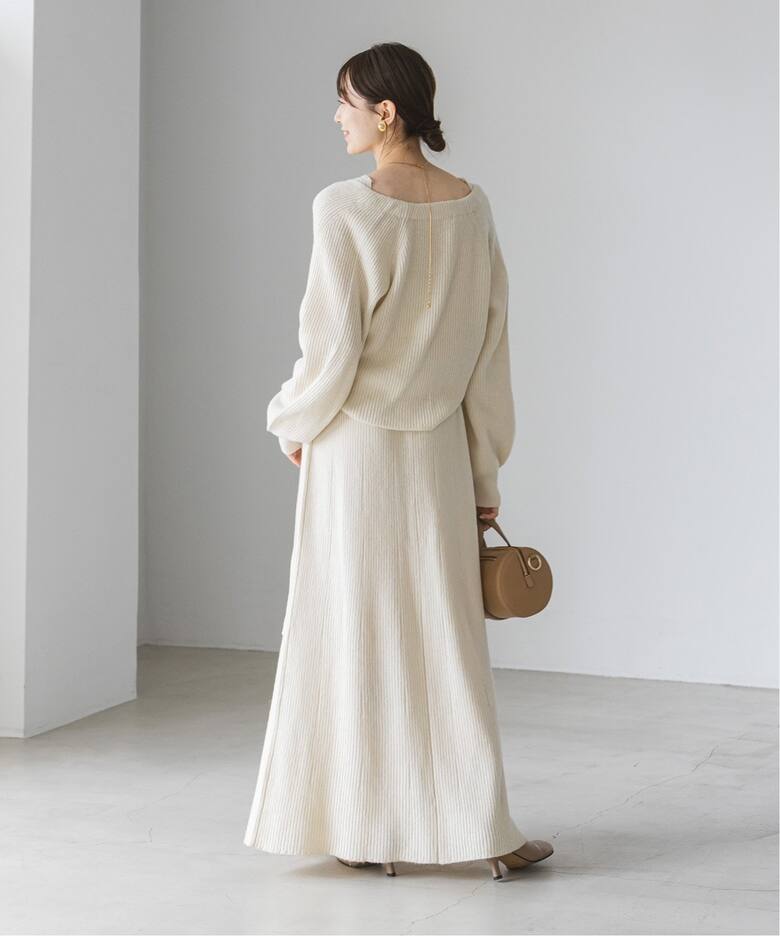 CASA FLINE】カシュクールカーディガンセットドレス（ワンピース 