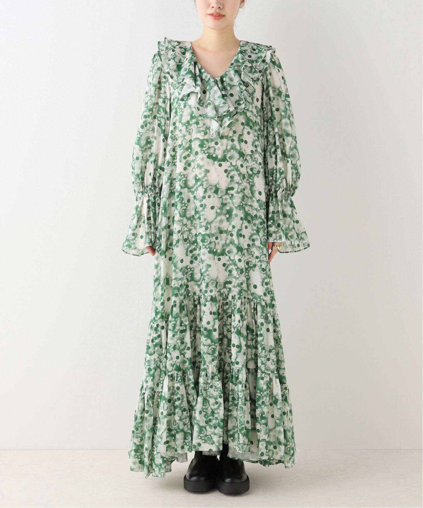 FUMIE TANAKA】smoke dot ワンピース（ワンピース）｜NOBLE（ノーブル  