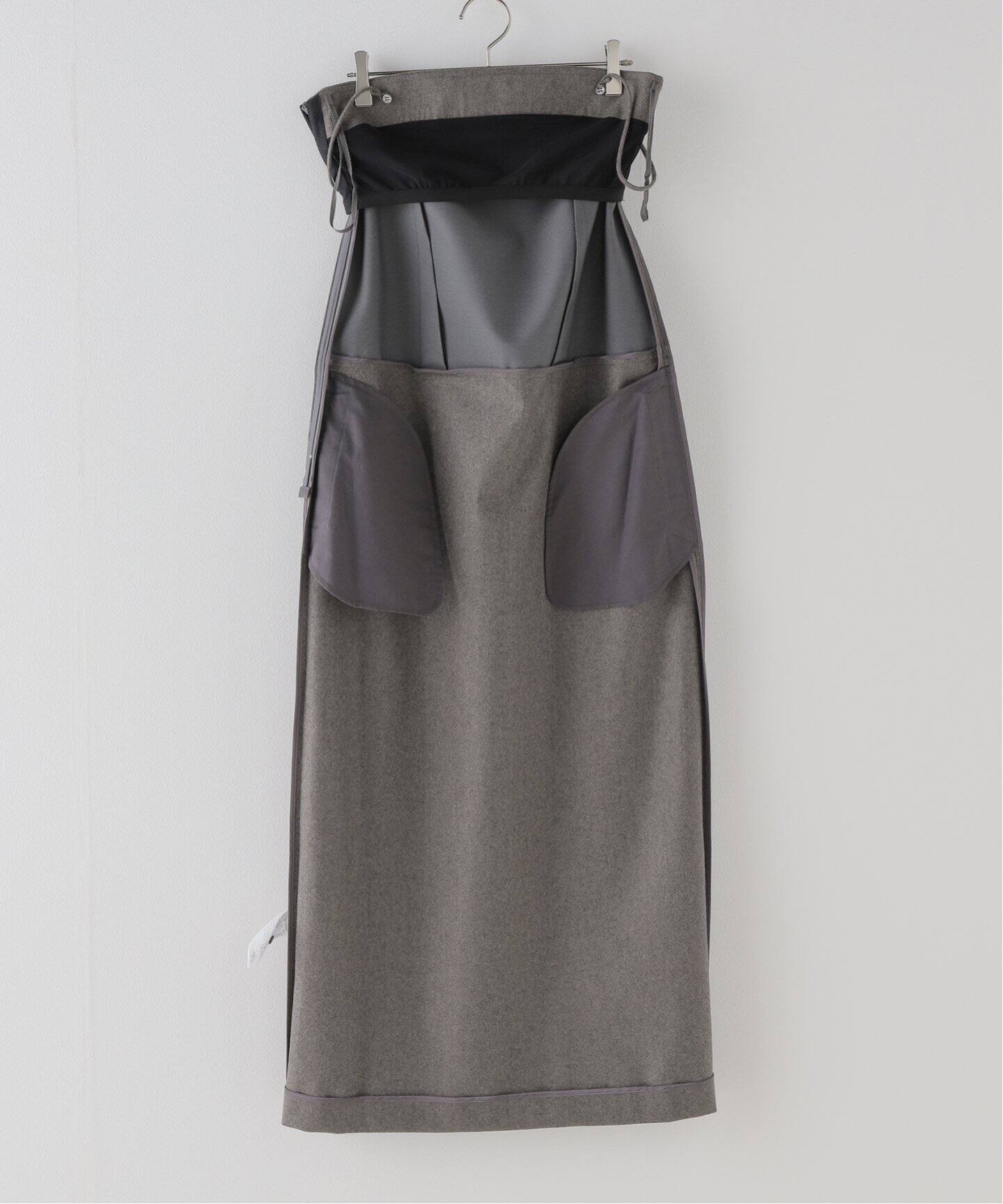 YLEVE】WOOL CHAMBRAY FLANNEL ワンピース（ワンピース）｜NOBLE  