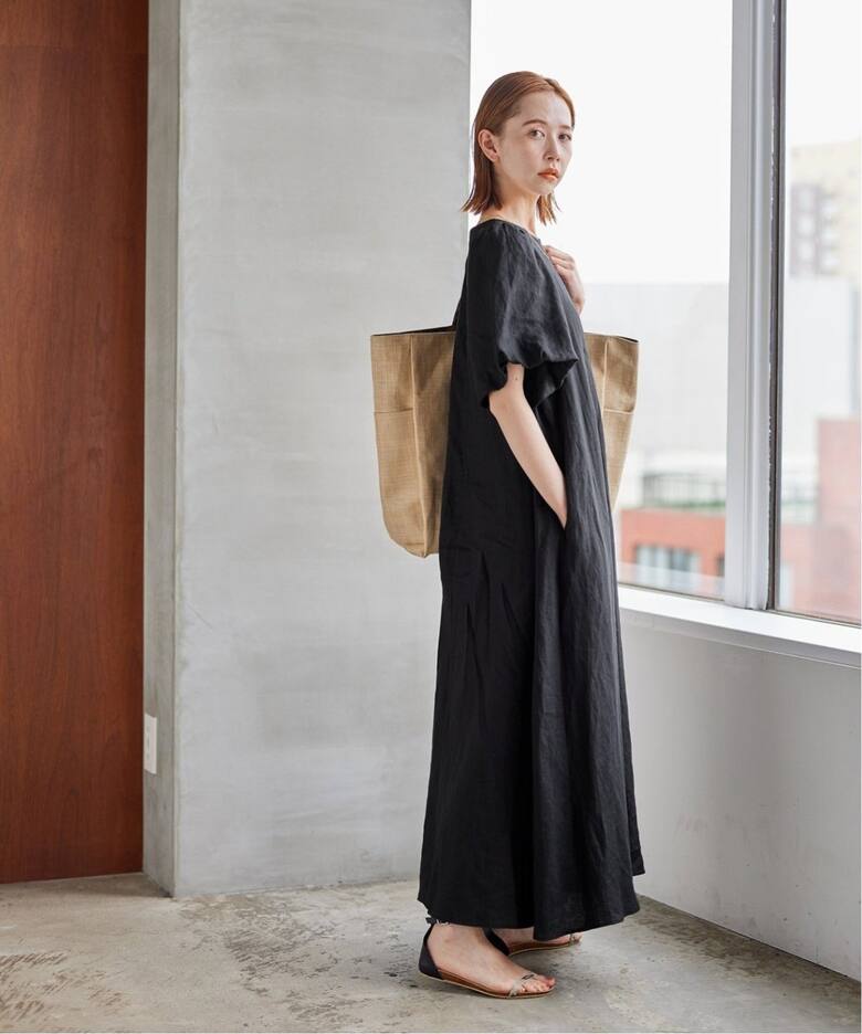 追加2》リネンパフスリーブマキシワンピース（ワンピース）｜JOURNAL  