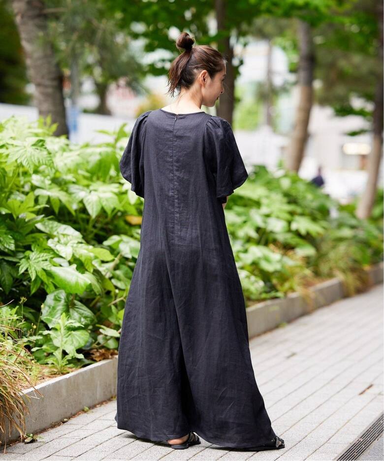 追加2》リネンパフスリーブマキシワンピース（ワンピース）｜JOURNAL  