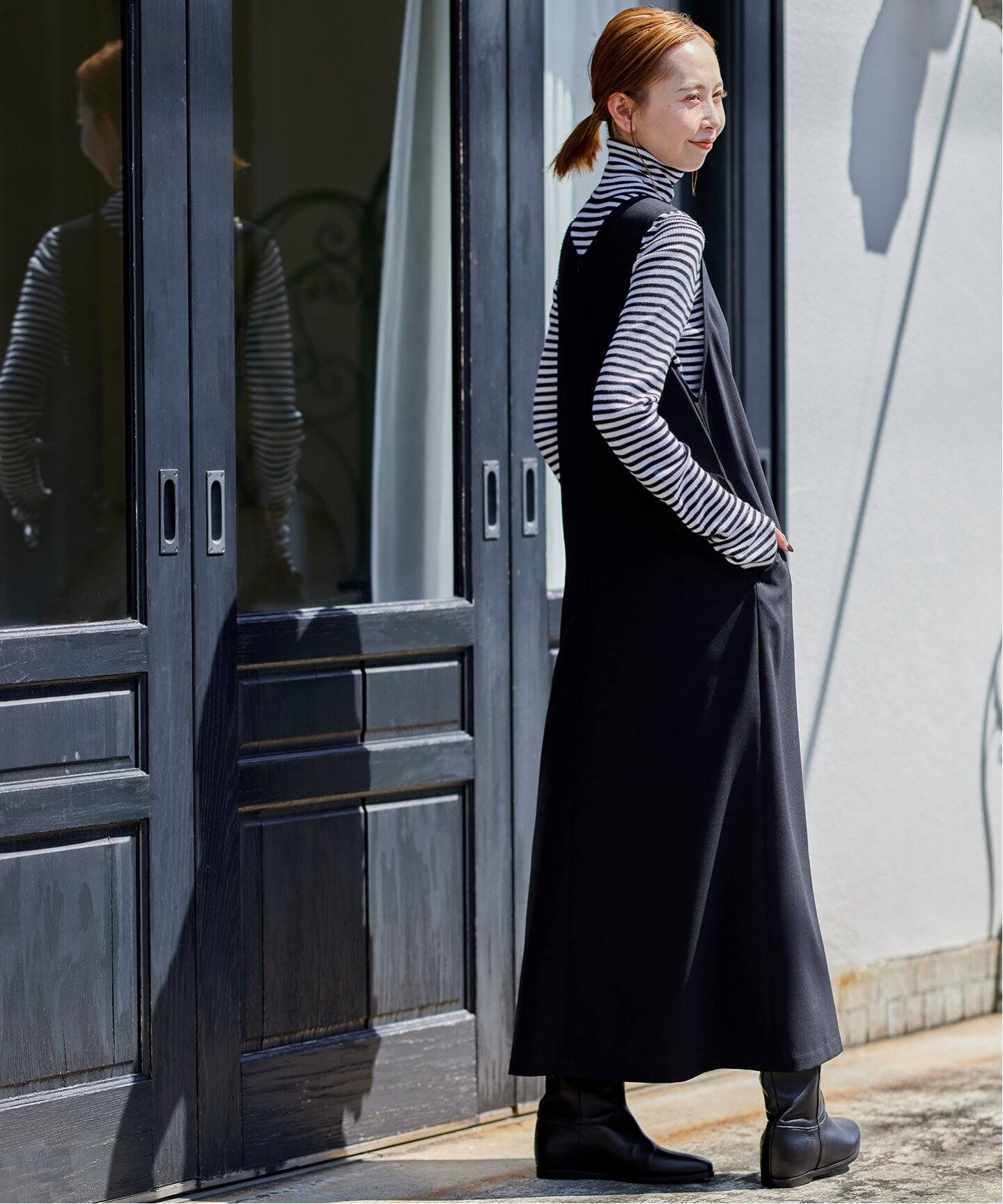 WEB限定追加4》シックトロVネックワンピース（ワンピース）｜JOURNAL  