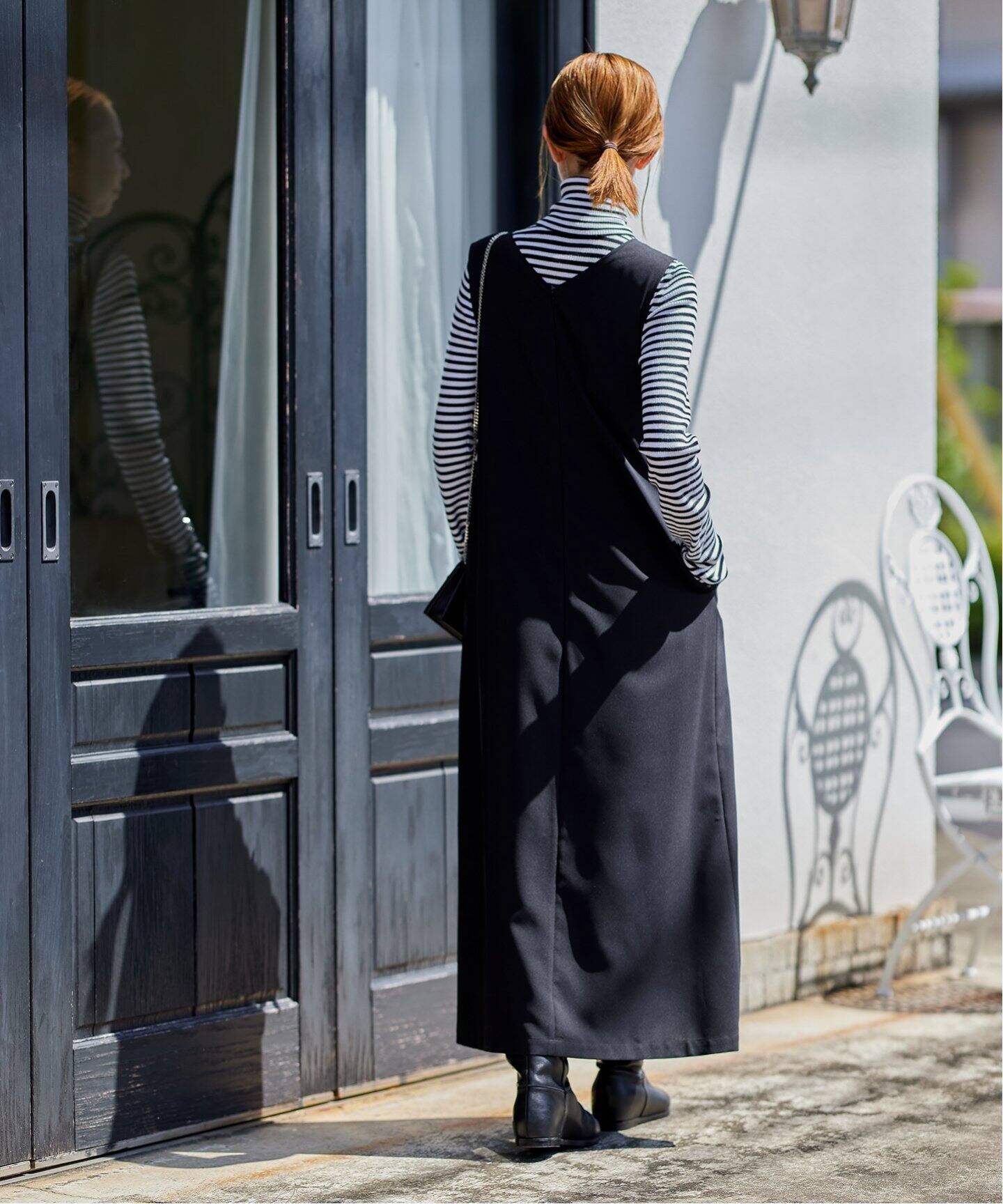 WEB限定追加4》シックトロVネックワンピース（ワンピース）｜JOURNAL  