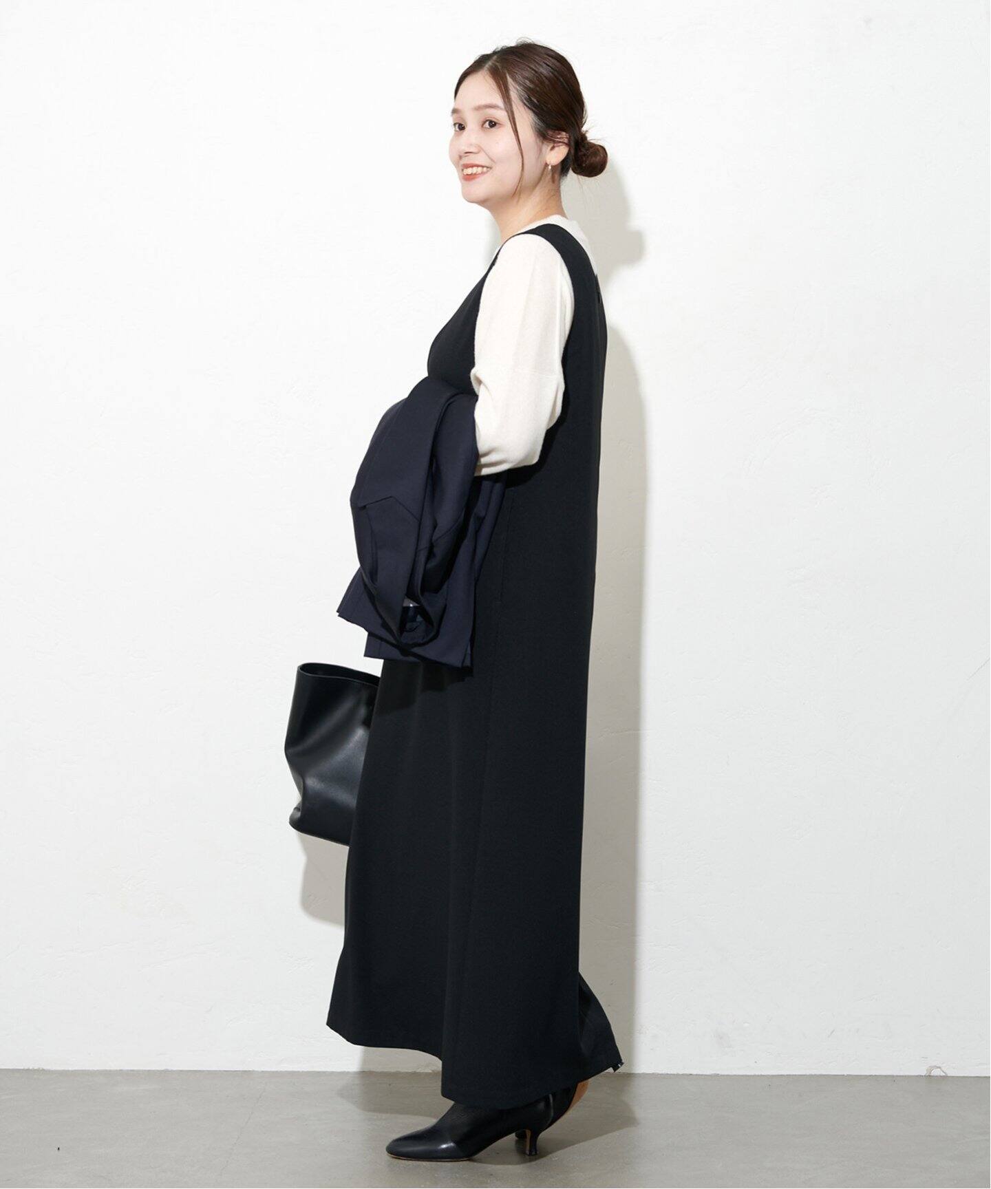 WEB限定追加6》シックトロVネックワンピース（ワンピース）｜JOURNAL 