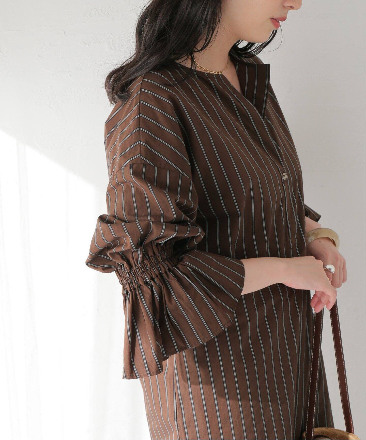 タイプライターストライプワンピース（ワンピース）｜JOURNAL STANDARD  