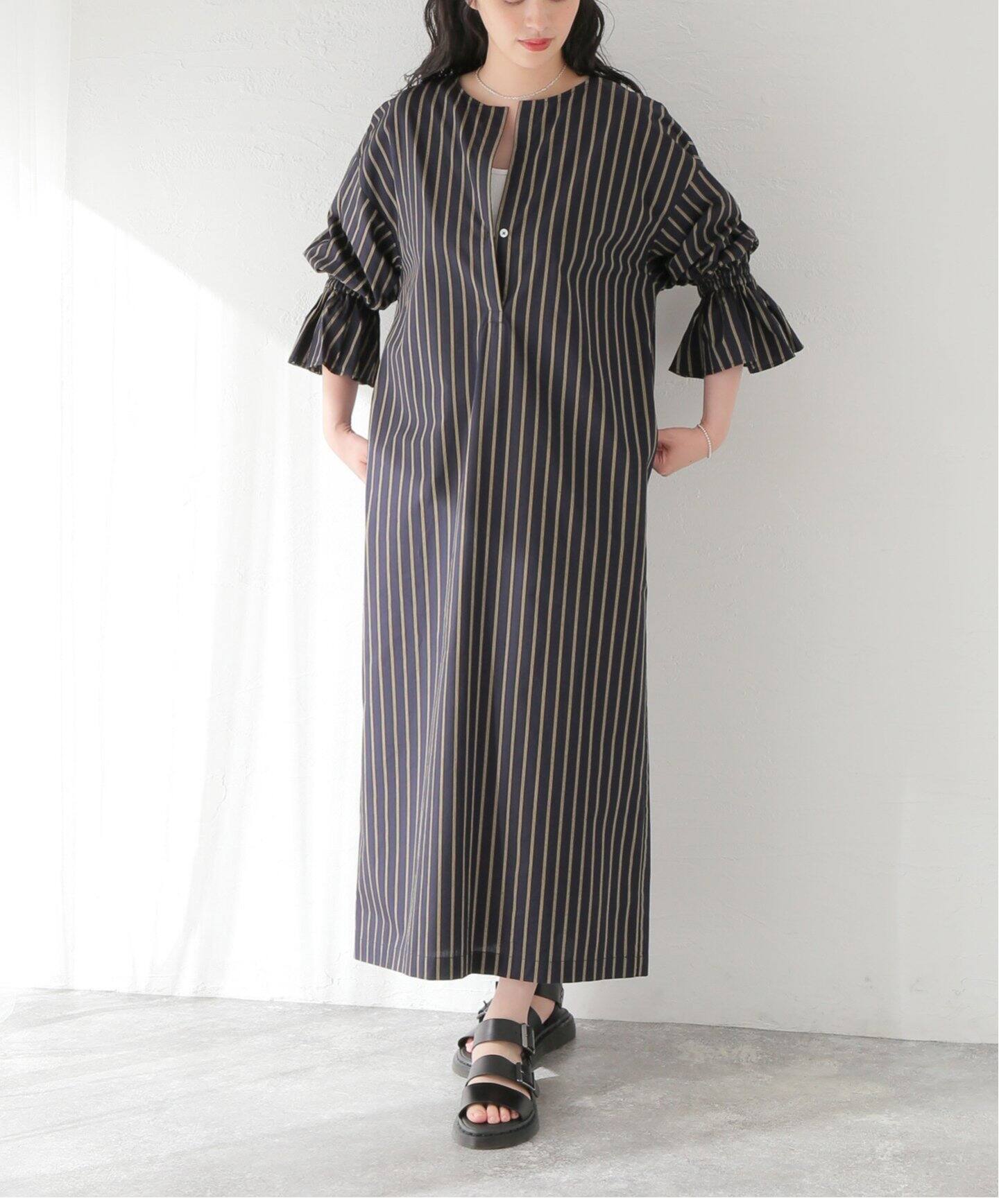 タイプライターストライプワンピース（ワンピース）｜JOURNAL STANDARD  
