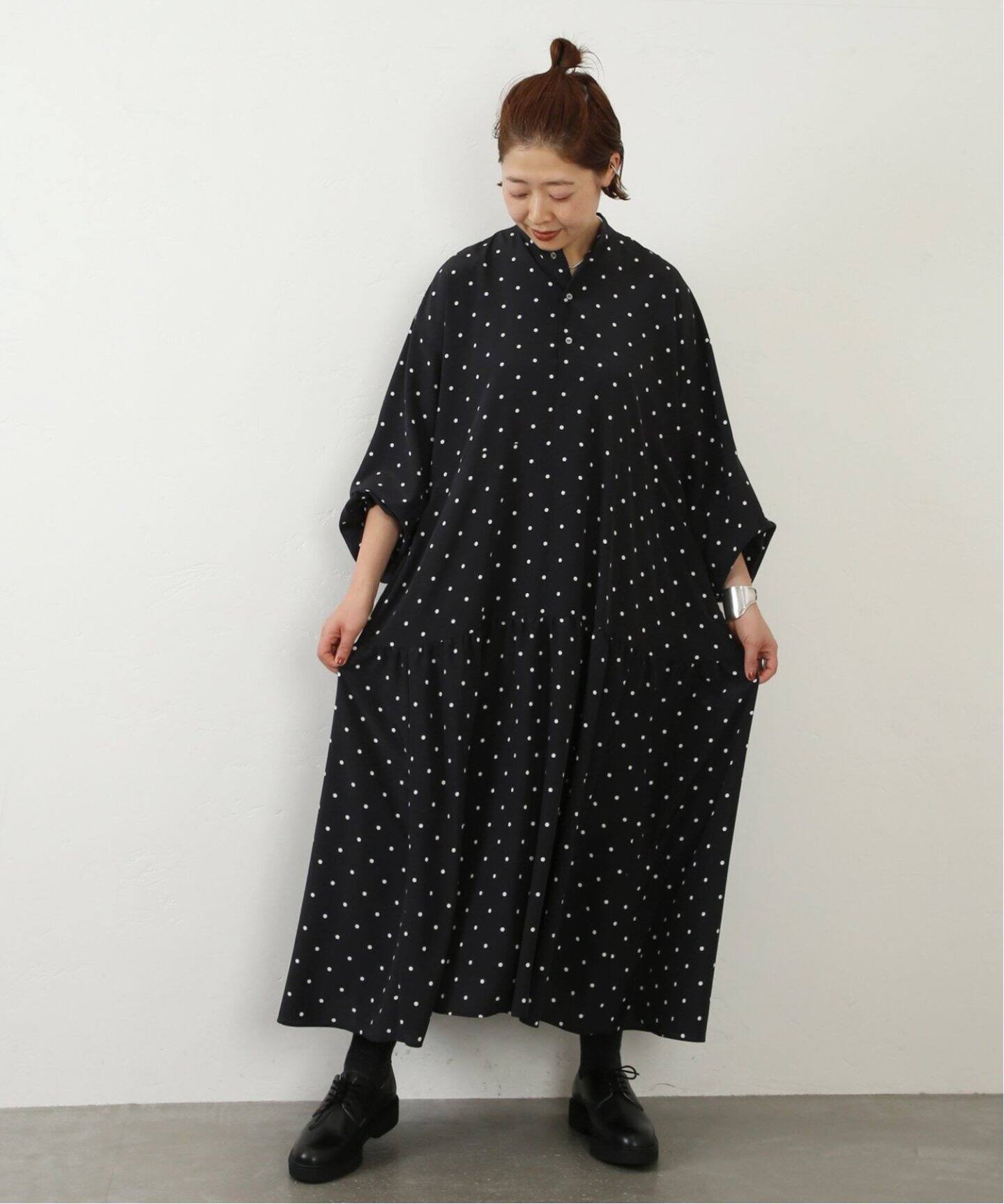 追加》ドット ティアードワンピース（ワンピース）｜journal standard  