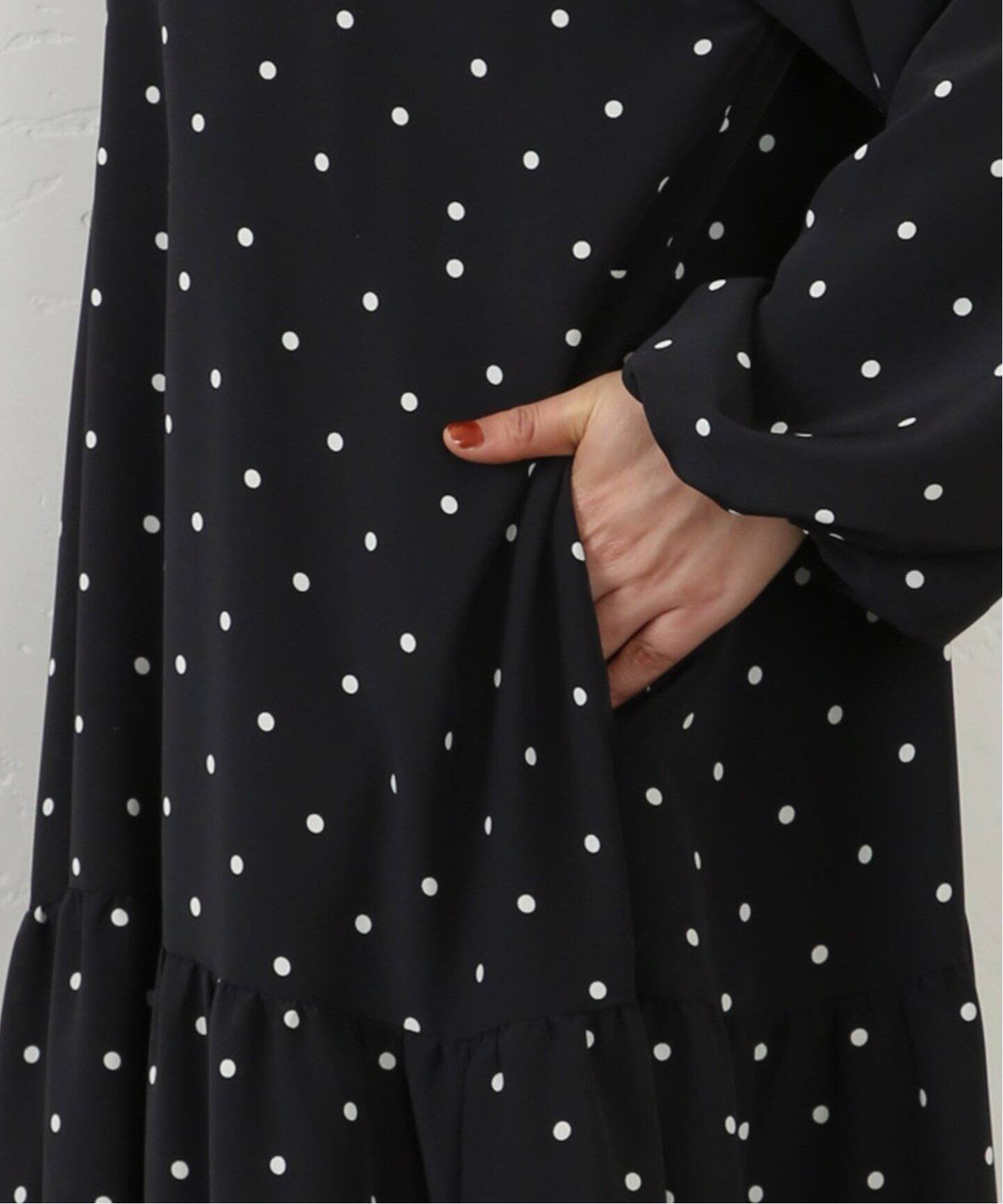 追加》ドット ティアードワンピース（ワンピース）｜journal standard  