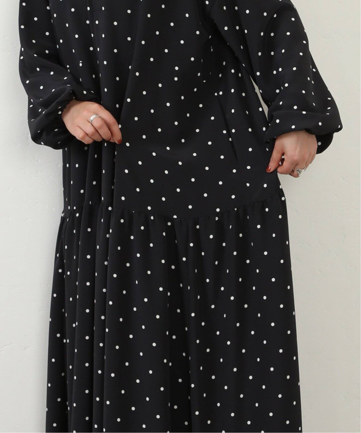 追加》ドット ティアードワンピース（ワンピース）｜journal standard  
