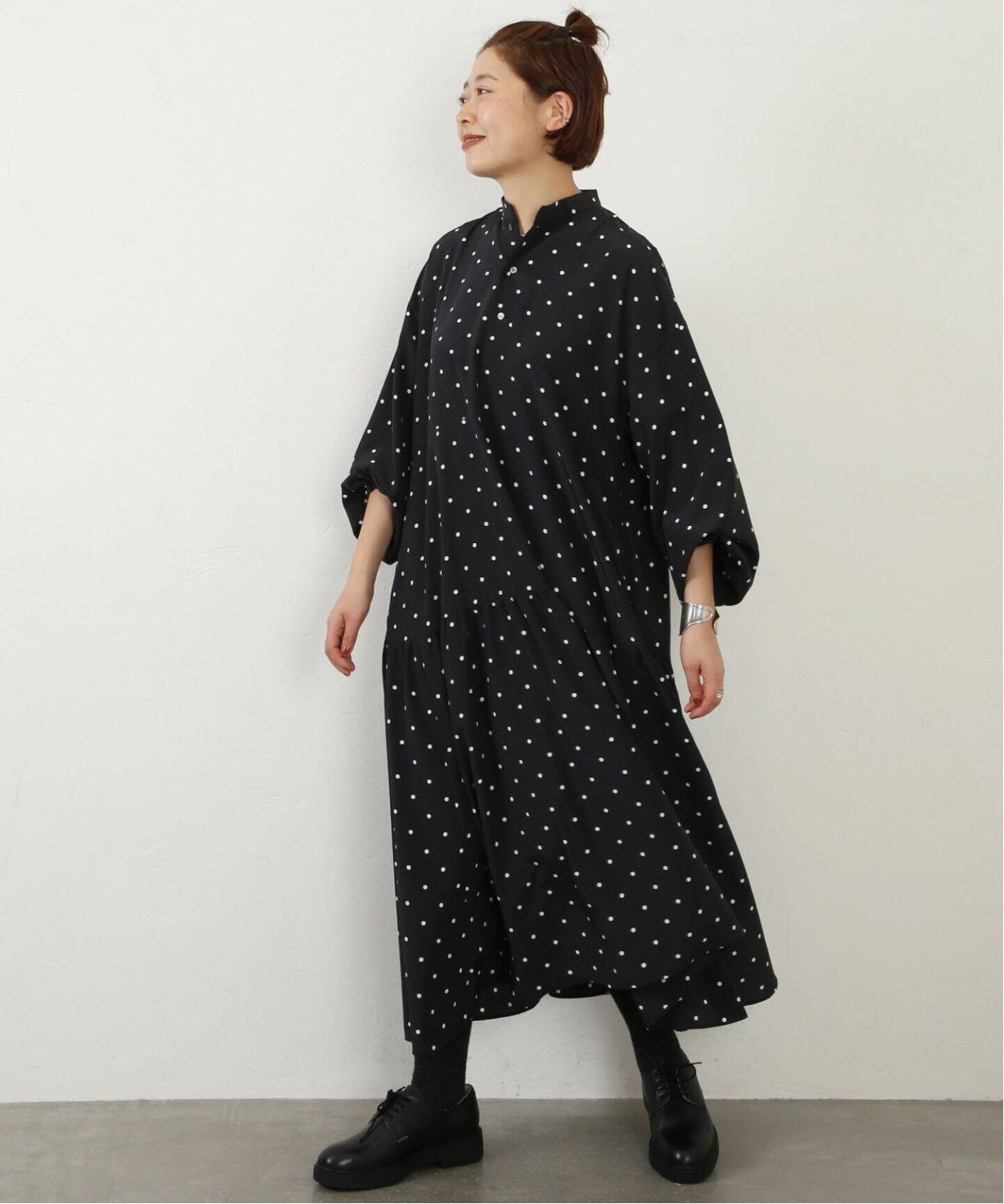 追加》ドット ティアードワンピース（ワンピース）｜journal standard  