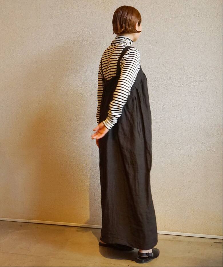 追加》リネンツイル ベアワンピース（ワンピース）｜journal standard 