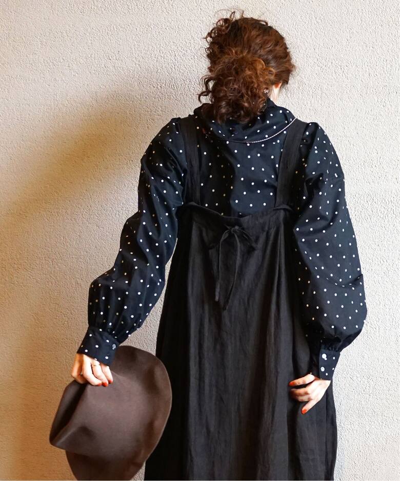 追加》リネンツイル ベアワンピース（ワンピース）｜journal standard  