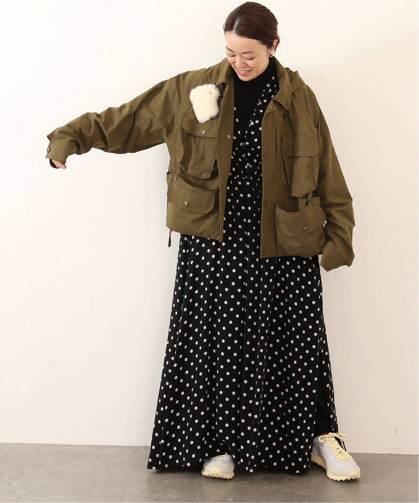 ドット スタンドワンピース（ワンピース）｜journal standard luxe 