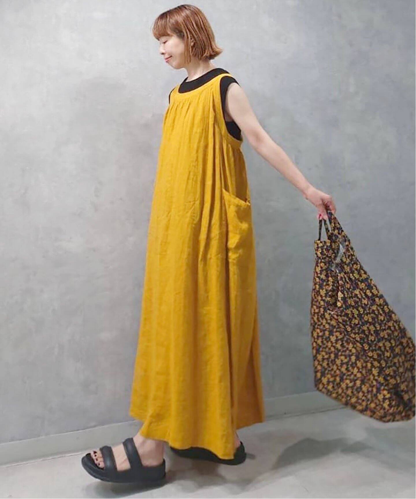 リネン ベアワンピース（ワンピース）｜journal standard luxe  