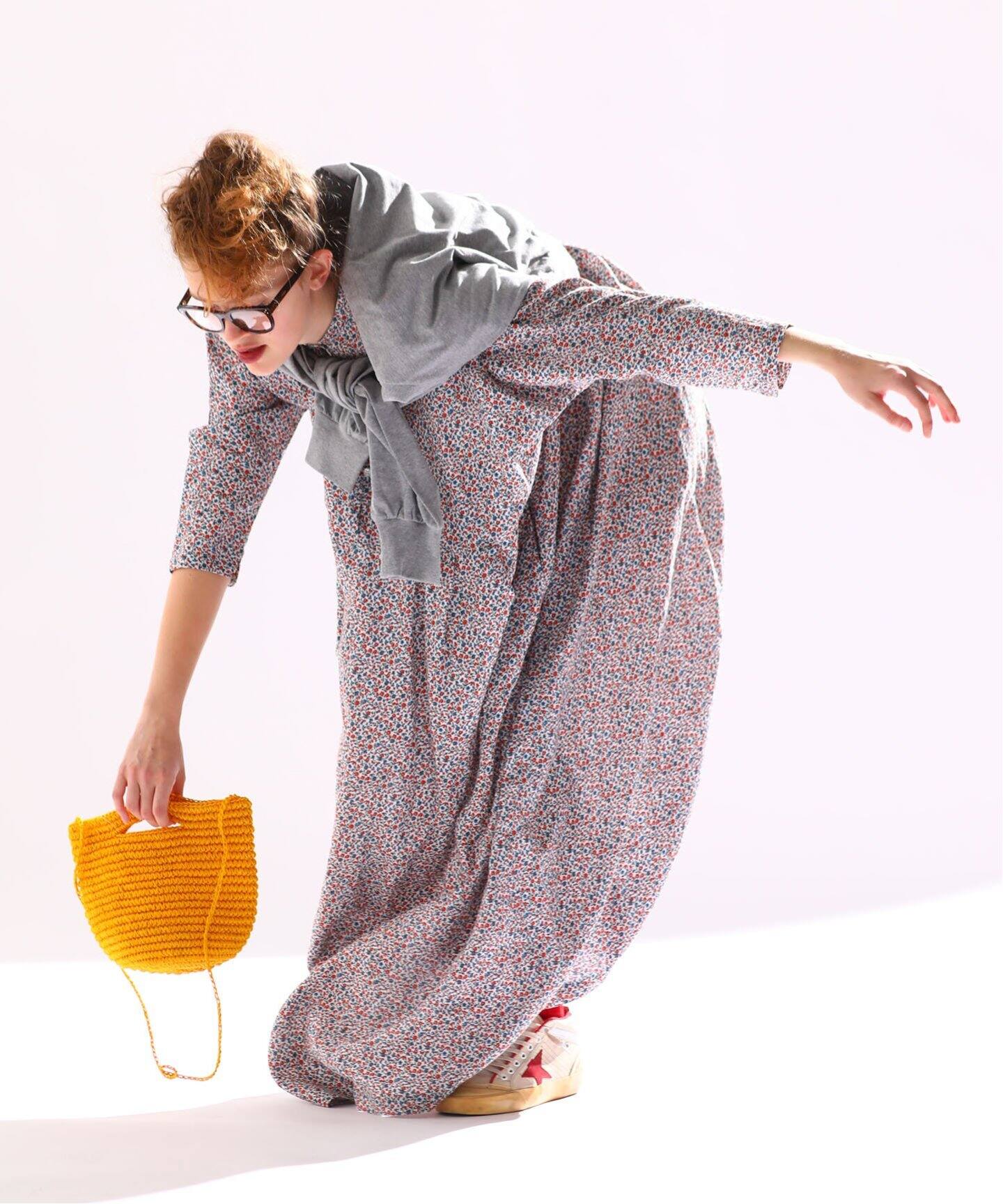 リネンフラワープリントampleプルワンピース（ワンピース）｜journal  