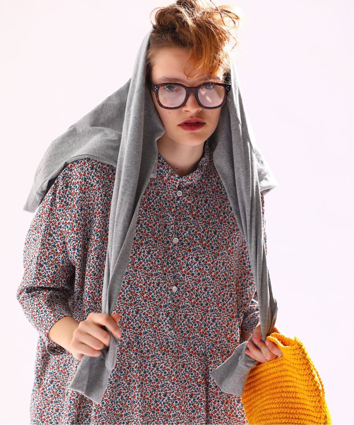 リネンフラワープリントampleプルワンピース（ワンピース）｜journal  