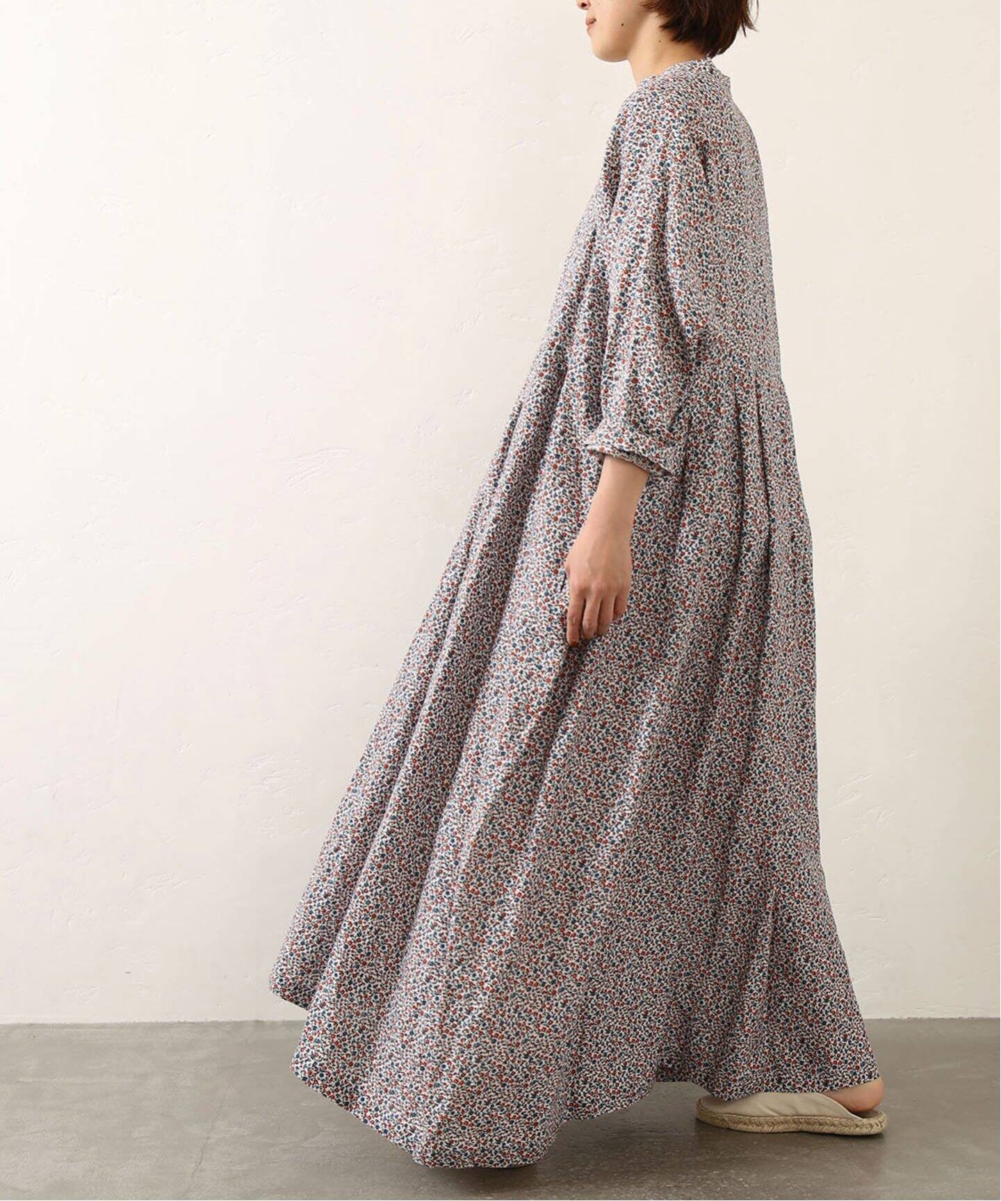 リネンフラワープリントampleプルワンピース（ワンピース）｜journal  