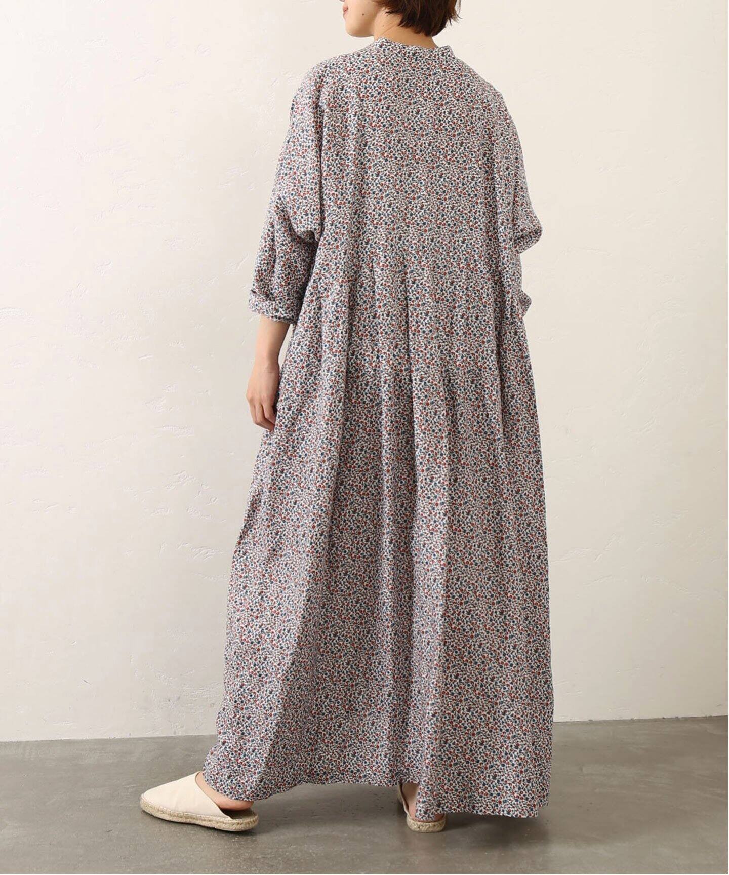 リネンフラワープリントampleプルワンピース（ワンピース）｜journal  