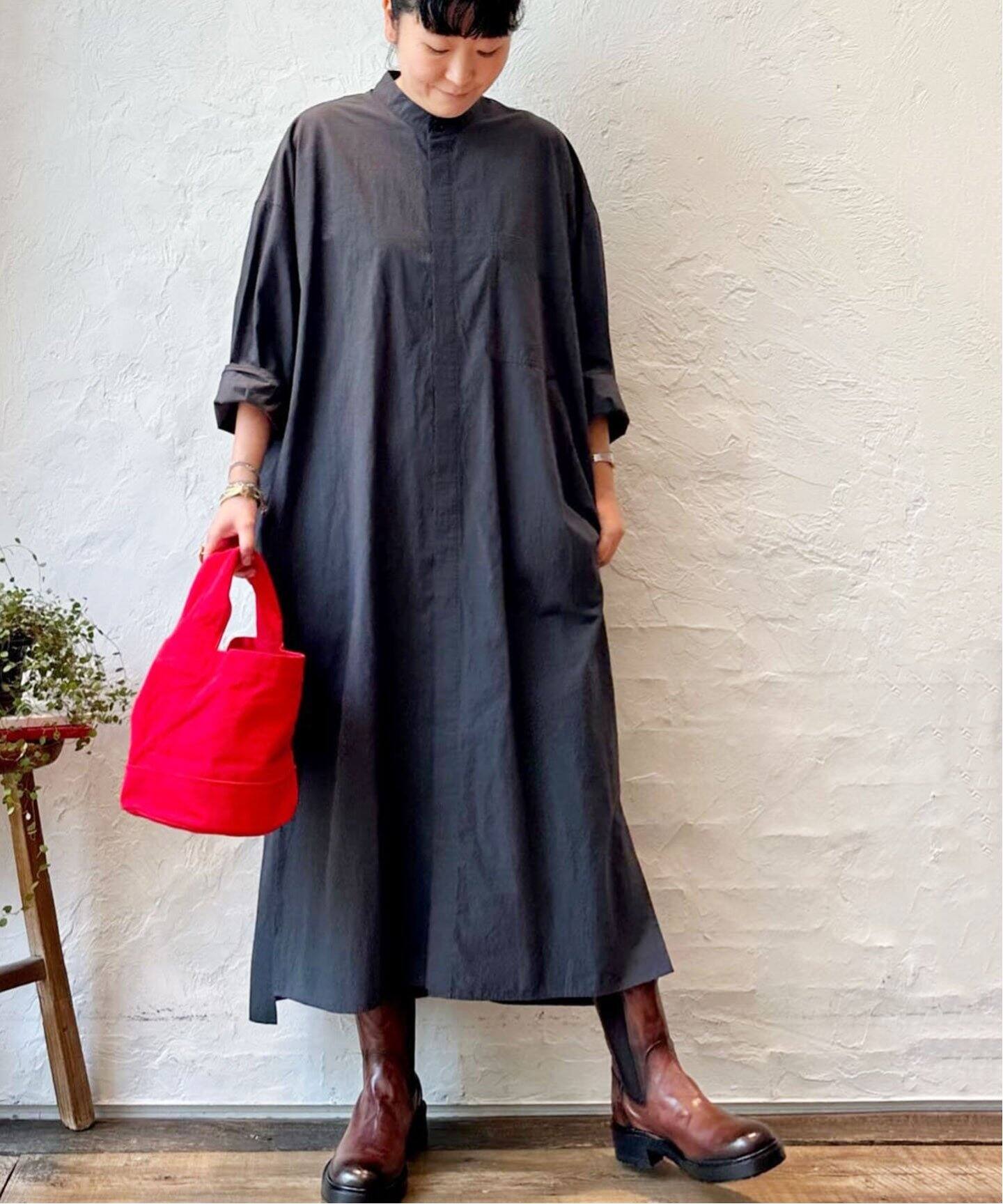 タイプワッシャー シャツワンピース（ワンピース）｜journal standard  