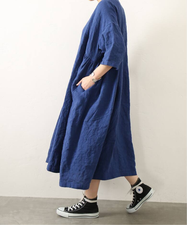 40リネン Vネックワンピース（ワンピース）｜journal standard luxe  