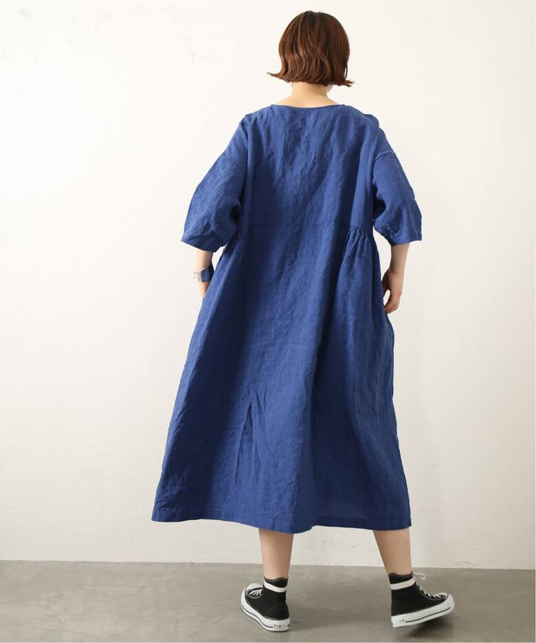 40リネン Vネックワンピース（ワンピース）｜journal standard luxe  