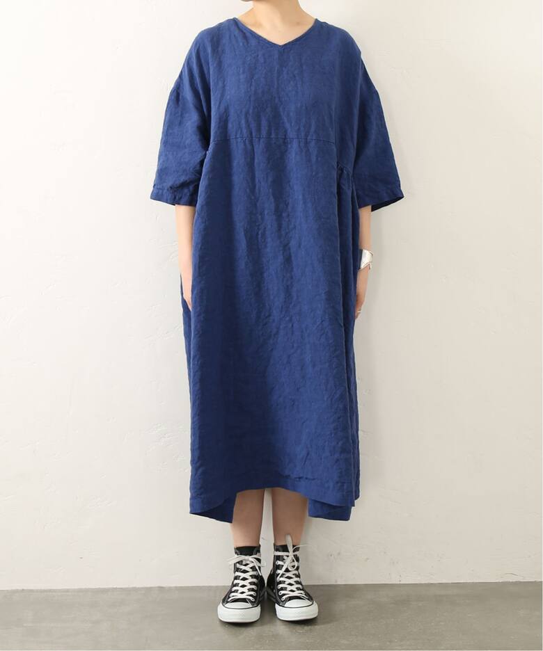 40リネン Vネックワンピース（ワンピース）｜journal standard luxe  