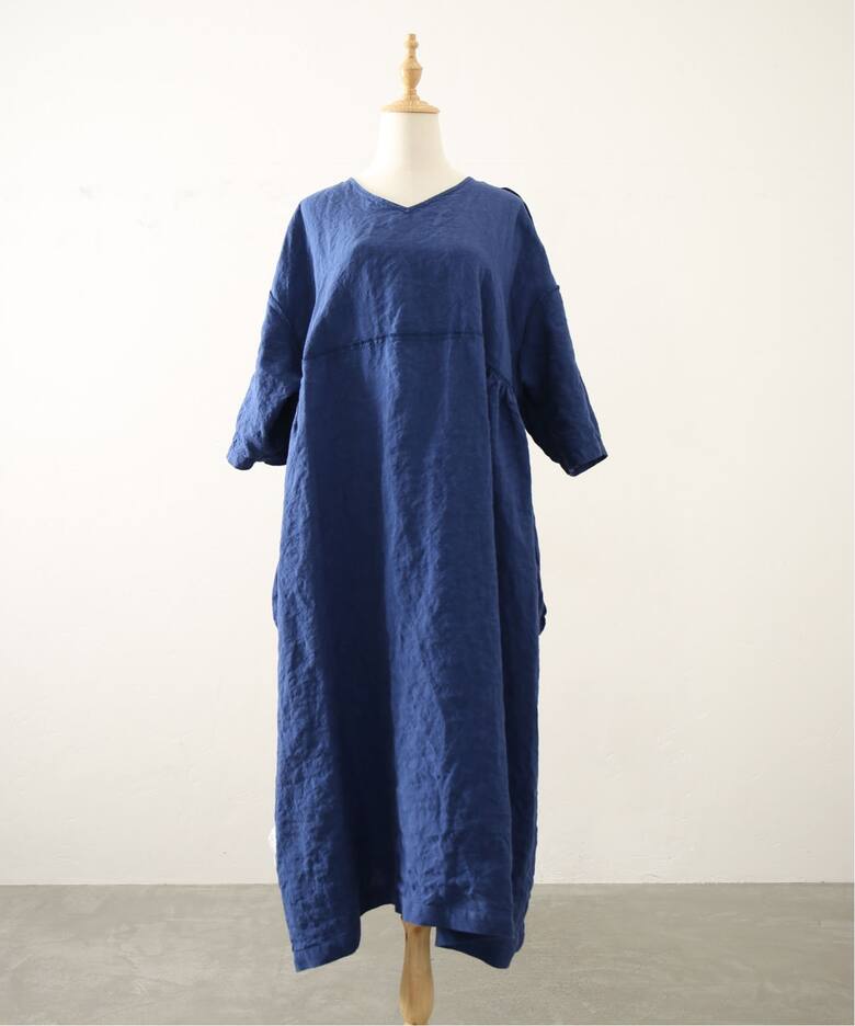 40リネン Vネックワンピース（ワンピース）｜journal standard luxe  