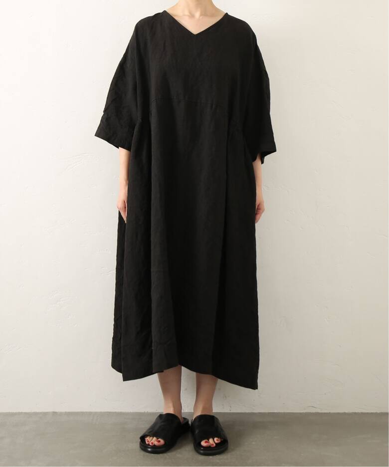 40リネン Vネックワンピース（ワンピース）｜journal standard luxe  