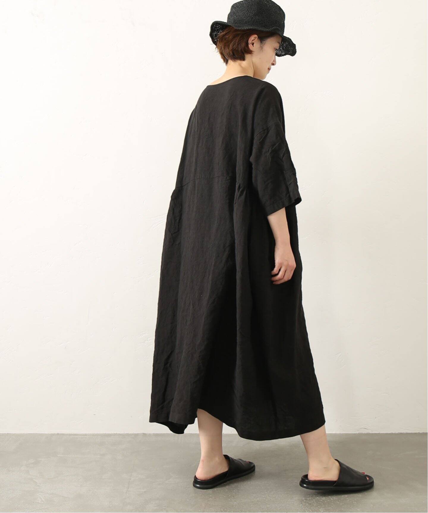 40リネン Vネックワンピース（ワンピース）｜journal standard luxe  