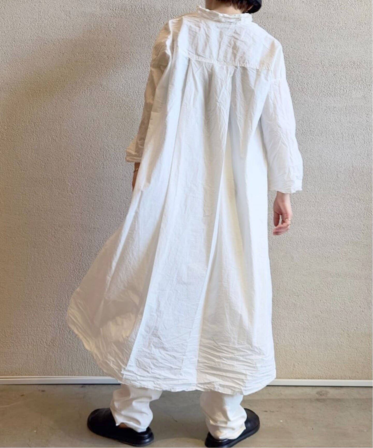 ALBUM DI FAMIGLIA/アルバム ディ ファミリア】TAILORED COLLAR DRESS 