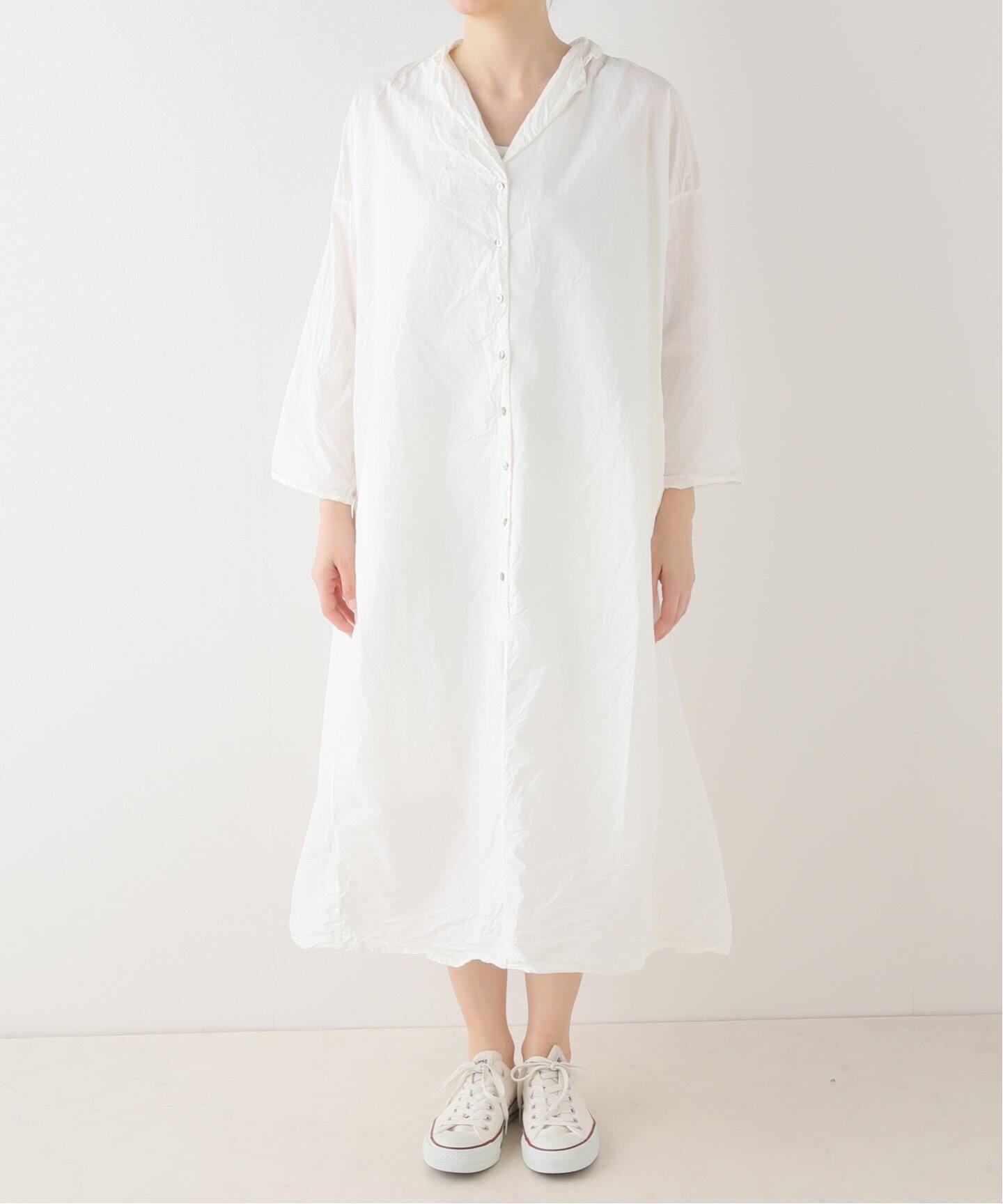 ALBUM DI FAMIGLIA/アルバム ディ ファミリア】TAILORED COLLAR DRESS 