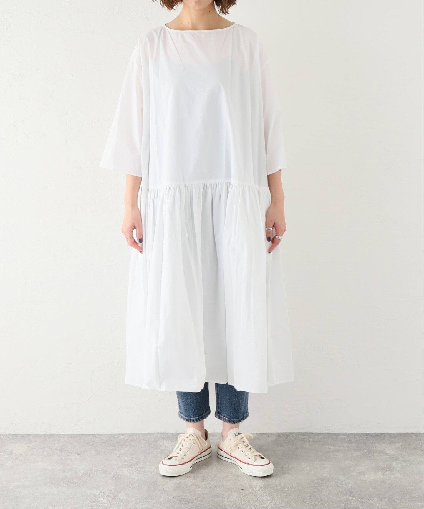 apuntob/アプントビー】 DRESS JAPANESE LIGHT POPLINE（ワンピース  