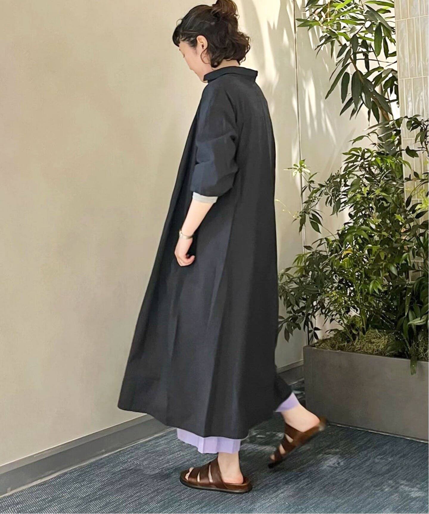 MANUELLE GUIBAL /マニュエルギバル】 COLLAR PULL DRESS（ワンピース 