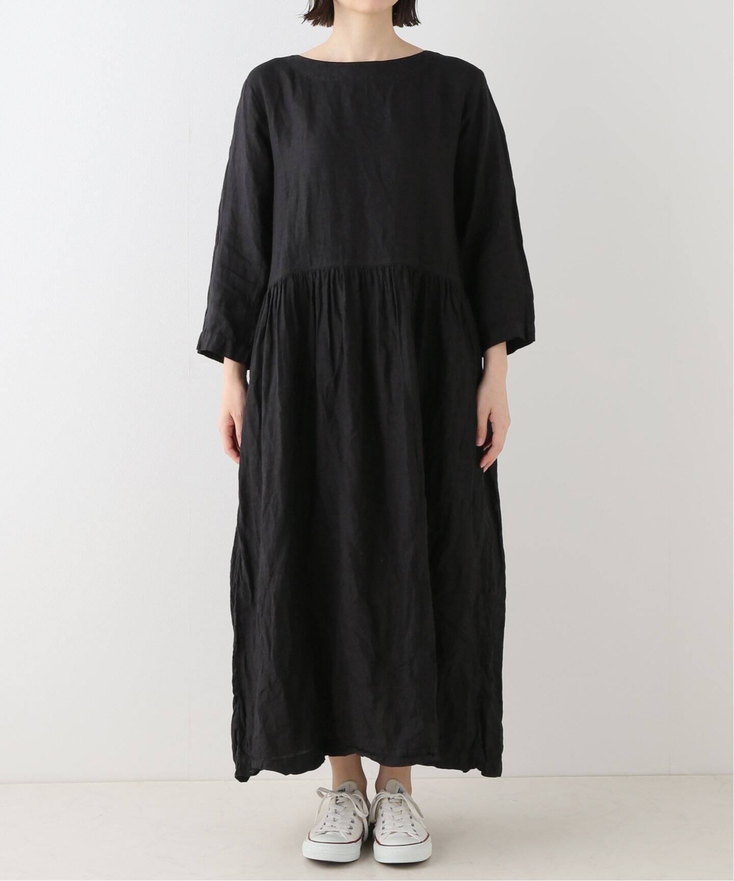 ARMEN/アーメン】 LINEN LONG SLEEVE ONE PIECE（ワンピース 