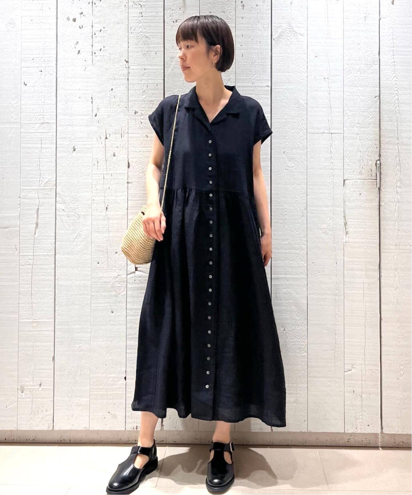 SOIL/ソイル】 LINEN PLAIN SHIRT DRESS（ワンピース）｜journal  