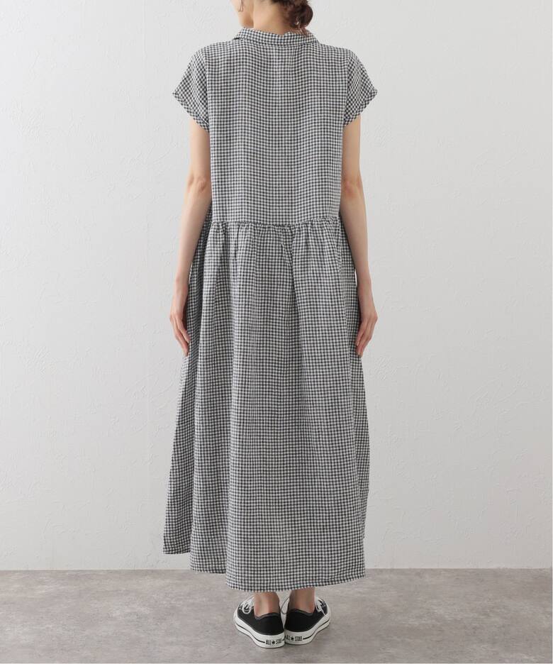 【SOIL/ソイル】 LINEN GINGHAM SHIRT DRESS（ワンピース）｜journal standard luxe（ジャーナル