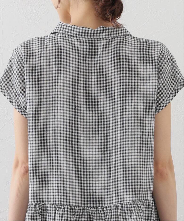 【SOIL/ソイル】 LINEN GINGHAM SHIRT DRESS（ワンピース）｜journal standard luxe（ジャーナル