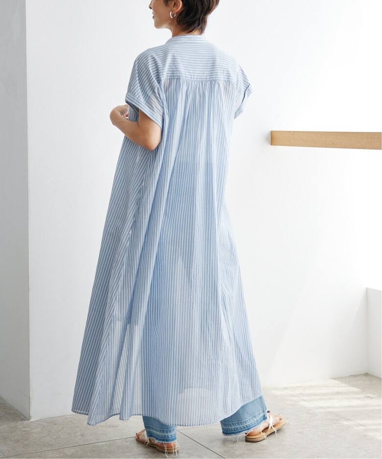 コットンボイルストライプAラインフレンチ（ワンピース）｜JOURNAL  