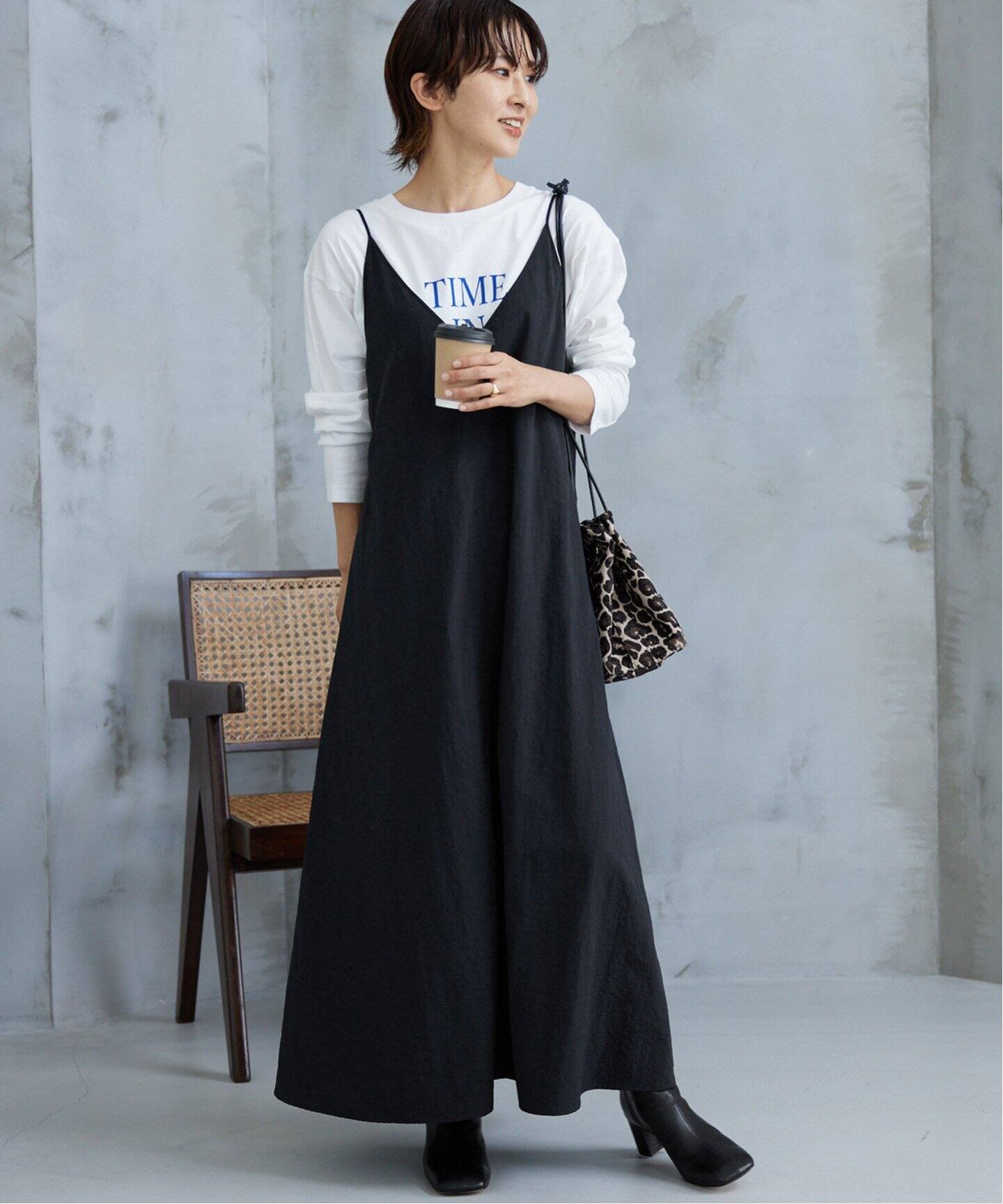 ナチュラルナイロン2WAYキャミワンピース（ワンピース）｜JOURNAL  