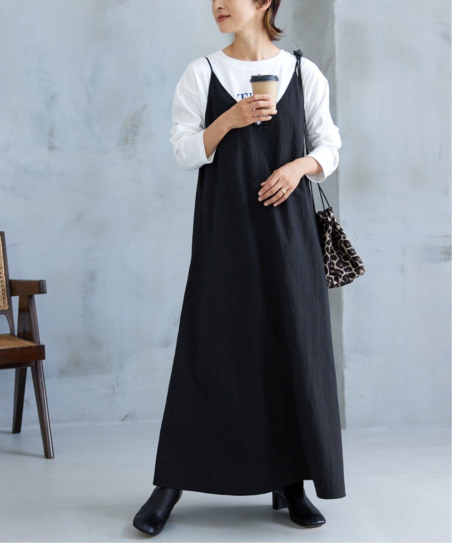 ナチュラルナイロン2WAYキャミワンピース（ワンピース）｜JOURNAL  