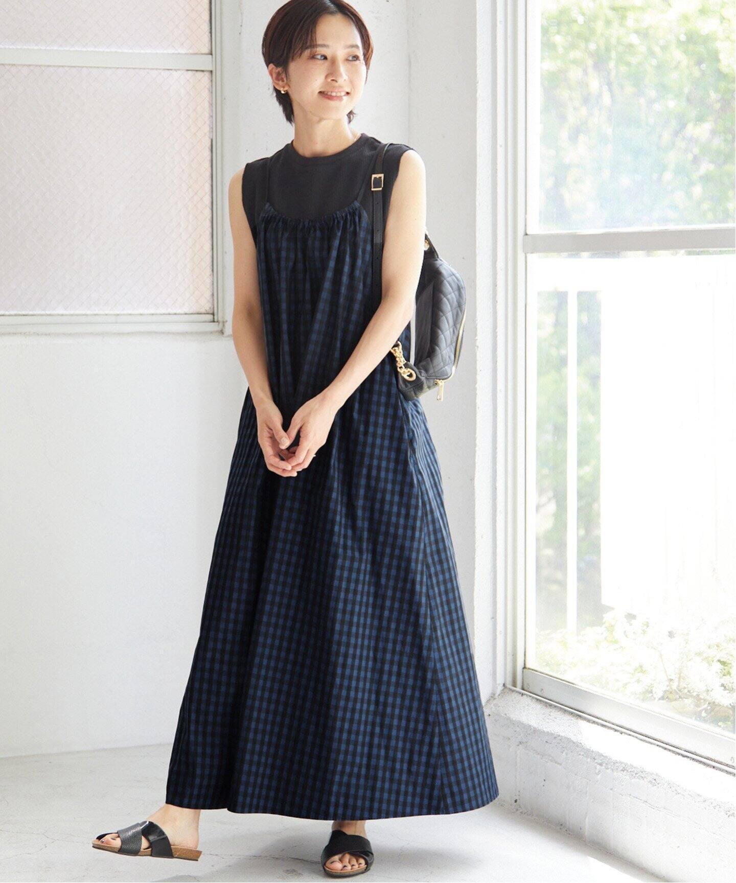 タフタチェックギャザーワンピース（ワンピース）｜JOURNAL STANDARD  